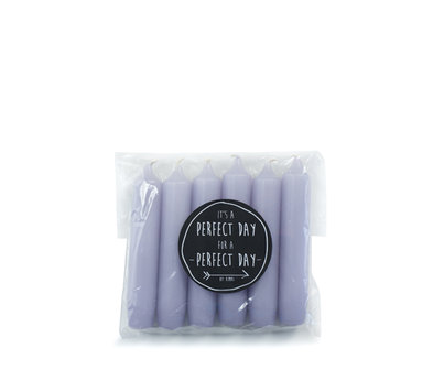 Rustyk Lys kaarsjes 6st. misty lilac