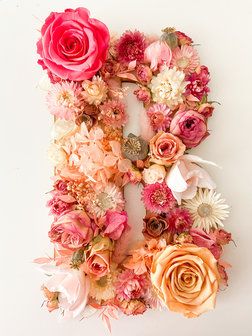 Flower Letter 25cm