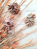 Wildflower hairpin - old pink_
