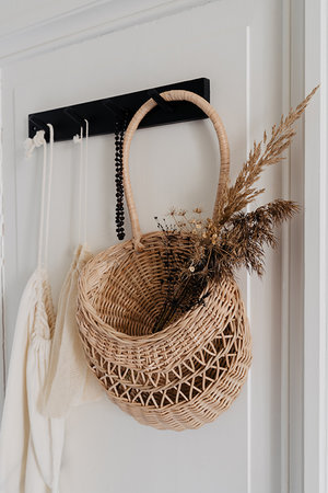 Wall basket 'Emilou' natural