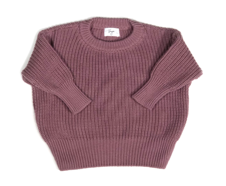 Cordero knit - aubergine