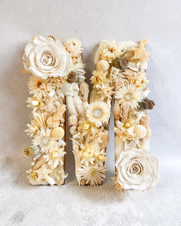 Flower Letter 25cm