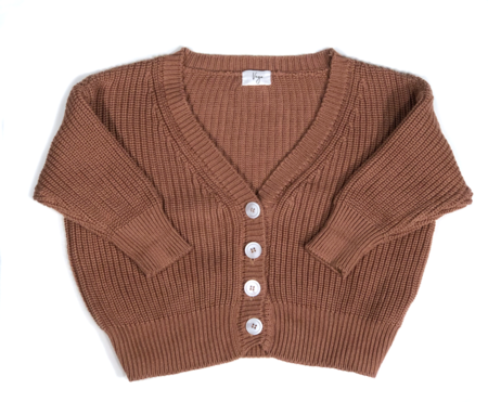 Cordero cardigan - cappuccino 1-2Y