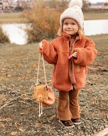 Lion bag - rust/peach