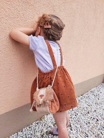 Lion bag - nude/blush