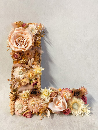 Flower Letter 25cm
