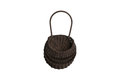 Wall basket 'Emilou' dark brown
